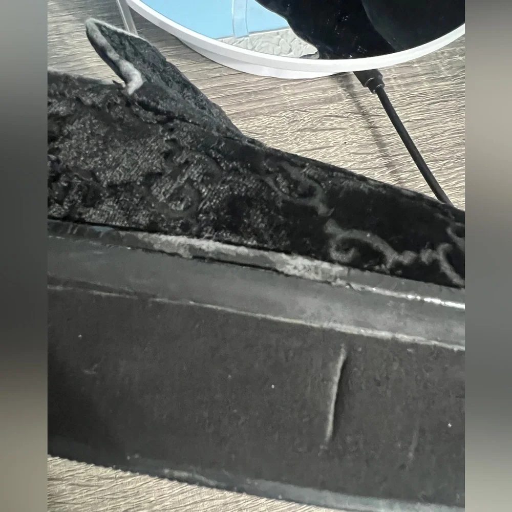 GUCCI Black Suede Double G Platform Loafers - Picture 13 of 13